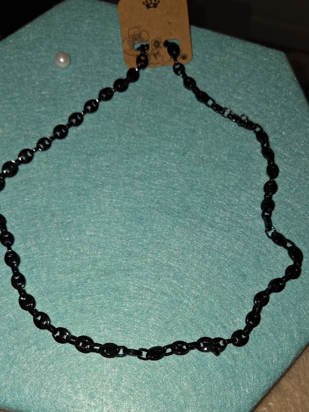 Stainless Steel Black Necklace - Picture 3 of 3